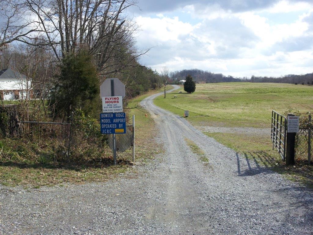 Picture of the gate at the entrance to the field
