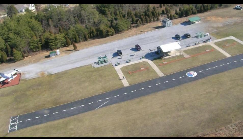 Aerial shot of the Tri-Cities Model Airport